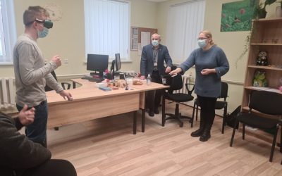 Gimnazistai Utenos apskrities vaiko teisių apsaugos skyriuje Ignalinoje