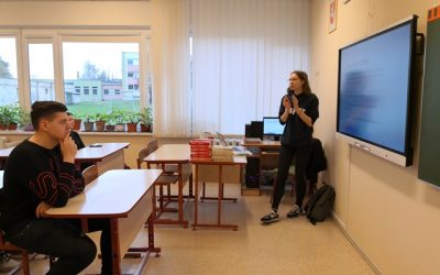 Lankėsi buvusi gimnazistė studentė Greta Žigaitė