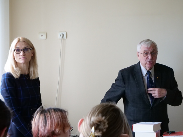 Gimnazija sulaukė svečių iš Lietuvos mokslų akademijos