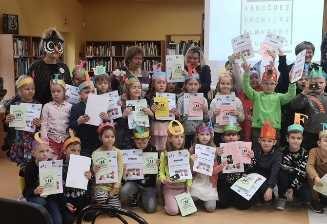 Viešojoje bibliotekoje vyko Abėcėlės šventė