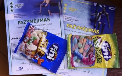 Įgyvendintas 3 klasių mokinių mokymosi plaukti projektas