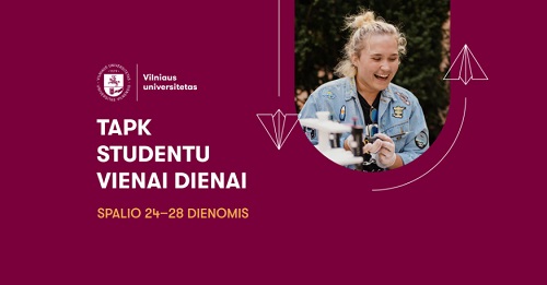 Renginys „Studentas vienai dienai“