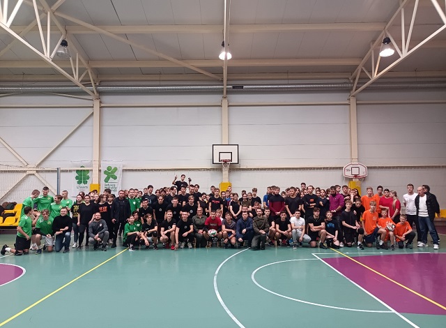 Pabradės „Ryto“ gimnazijoje vyko Jaunojo pasieniečio būrelių (JPB) tinklinio varžybos