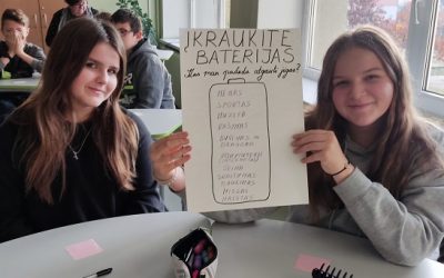 Psichinės sveikatos stiprinimo praktinis užsiėmimas „Dalykai, kurie šiandiena man suteikė džiaugsmo“