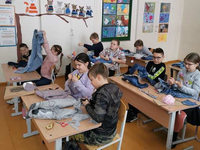 Mokiniai dalyvavo edukacijoje „Žaliasis raštingumas“.