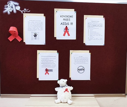 Vyko protmūšis Pasaulinei AIDS dienai paminėti