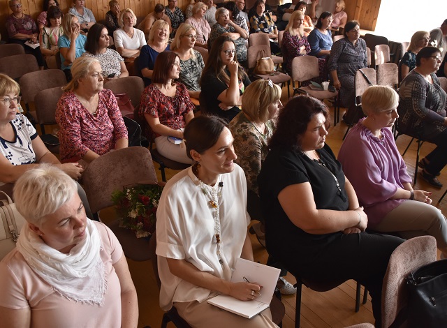 Gimnazijos pedagogų bendruomenė susirinko į tradicinį posėdį