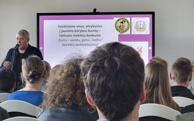 Konkurso laureatų ir dalyvių apdovanojimo šventėje