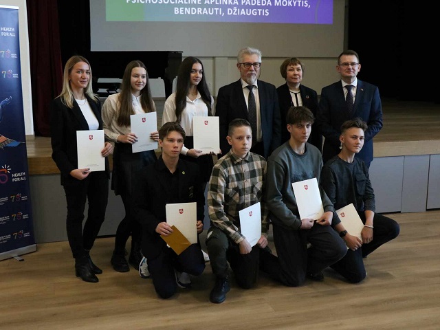 Gimnazistai – filmuko sveikatingumo tema kūrėjai