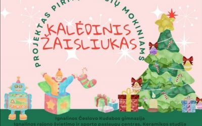 Pradinių klasių mokinių projektas „Kalėdinis žaisliukas“