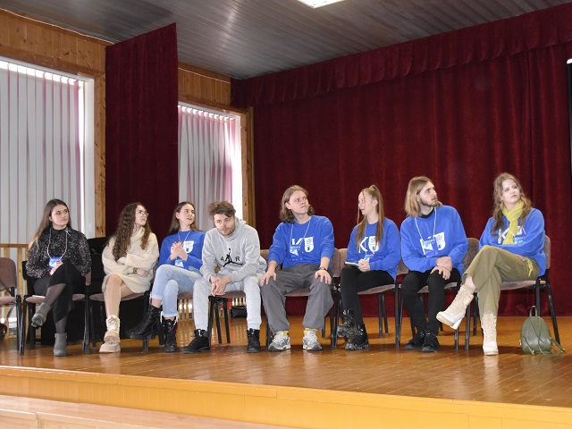 Susitikimas su Klaipėdos universiteto studentais ir aktoriumi Šarūnu Januškevičiumi