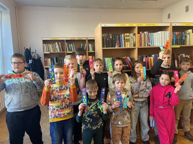 Edukacinė veikla „Skirtukas – knygos draugas“