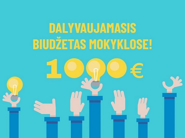 Dalyvaujamojo biudžeto projektas Ignalinos Česlovo Kudabos gimnazijoje