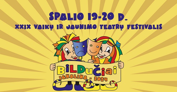 Spalio 19-20 d. XXIX vaikų ir jaunimo teatrų festivalis