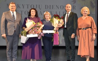 Apdovanoti mokytojai