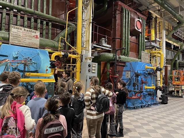 Energetikos ir technikos muziejuje teminėje edukacijoje