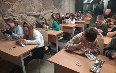 Edukacinė programoje „Visata stiklainyje“