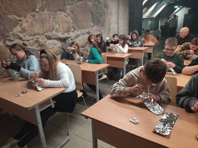 Edukacinė programoje „Visata stiklainyje“