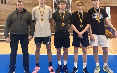 3×3 krepšinio varžybos tarp jaunojo pasieniečio būrelių