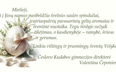 Viltingų ir prasmingų šventų Velykų!
