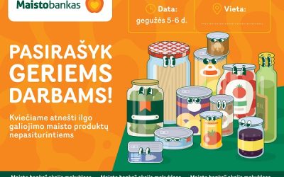„Maisto banko“ akcija mokykloje