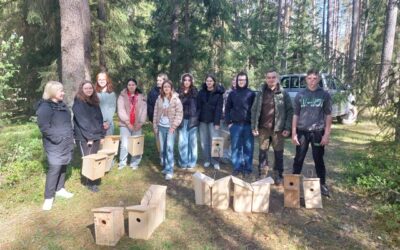Ilgalaikis mokyklinis projektas „Paukščių namai“