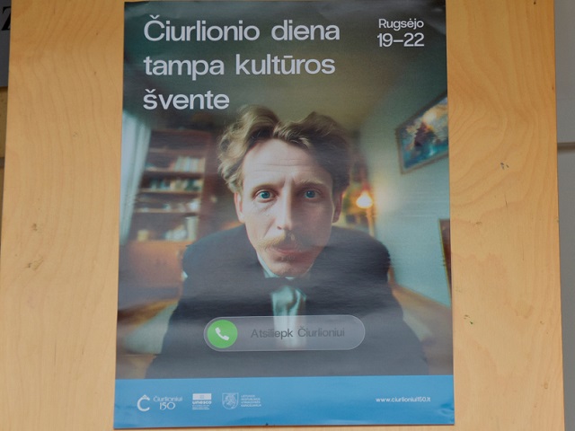 Paminėtos M. K. Čiurlionio 150-osios gimimo metinės