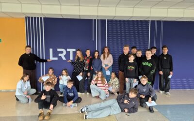 Išvyka į LRT: šeštokų pažintis su žiniasklaidos pasauliu