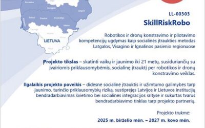 Gimnazija dalyvauja tarptautiniame projekte „SkillRiskRobo“