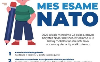 Mokinių rašinių konkursas „MES ESAME NATO“