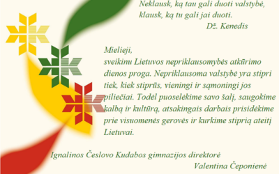 Su Lietuvos nepriklausomybės atkūrimo diena!