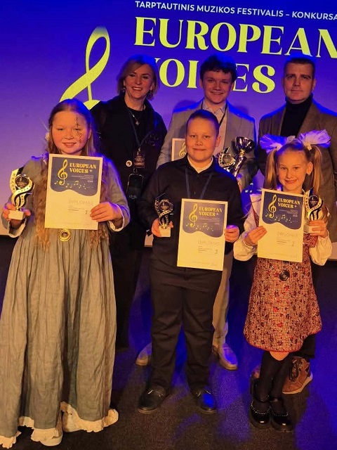 Gera žinia iš tarptautinio muzikos festivalio-konkurso EUROPEAN VOICES