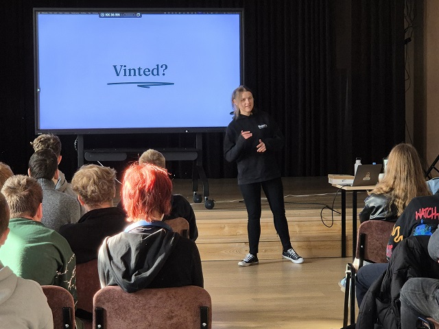 Įkvepiantis susitikimas su technologijų srities profesionale