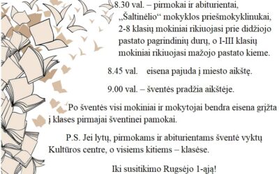 Mokslo metų pradžios šventė Ignalinos Česlovo Kudabos gimnazijoje Rugsėjo 1 d.