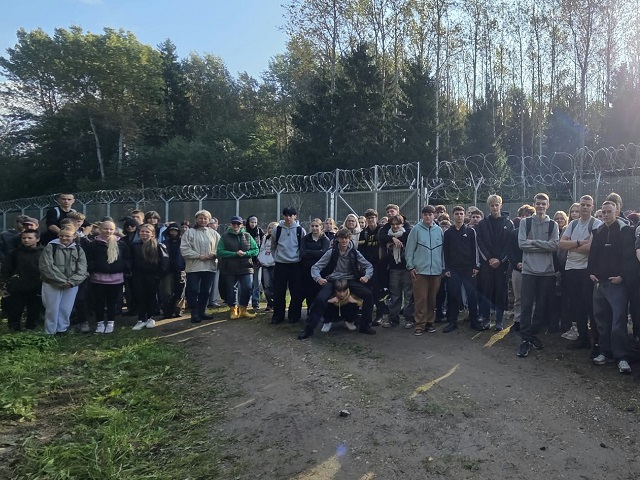 Tradicinis jaunųjų pasieniečių žygis